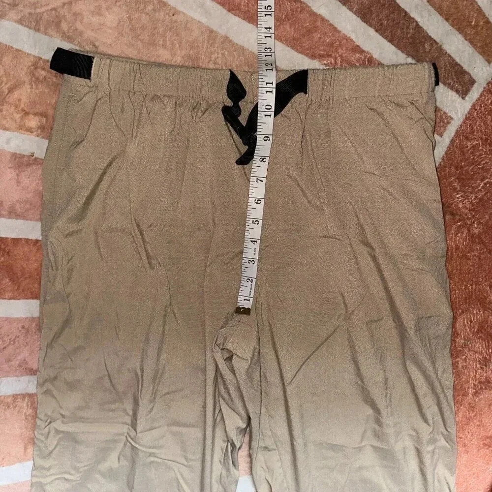 Vintage Orvis Men's Rayon Adjustable Belted Pants Sz L 34" x 28" - Picture 3 of 6